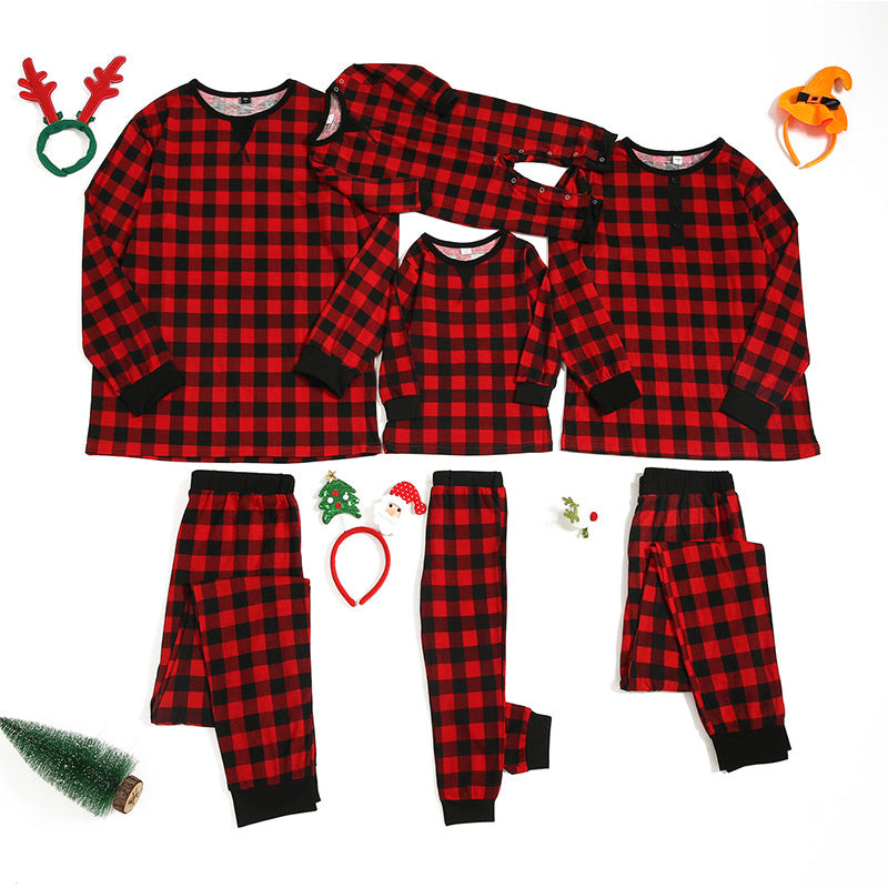 Family Red Buffalo Plaid Christmas Pyjamas