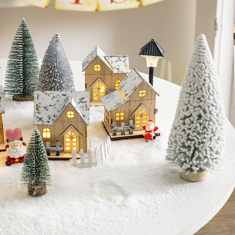 Light-Up Christmas Village Decoration Set – image 3