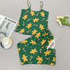 Women's Green Santa & Tree Cami Christmas Pyjamas – image 2