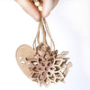 Wooden Christmas Ornament Kit, 6 Pieces – image 3