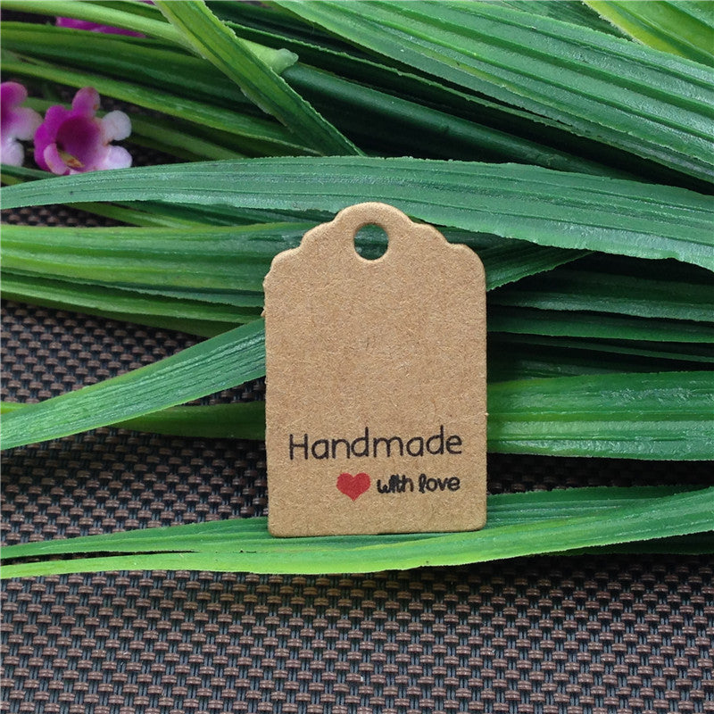 Mini Kraft Gift Tags, 100 Pieces – image 3