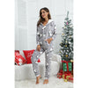Women's Grey Penguin Hooded Christmas Onesie – image 2
