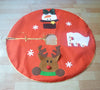 Red Christmas Tree Skirt, 100 cm – image 3