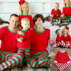 Family Red Top & Candy Stripe Christmas Pyjamas – image 4