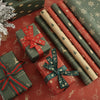 Vintage Christmas Gift Wrap, 50 × 74 cm