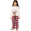 Family Cream Reindeer & Red Plaid Pyjamas – image 5