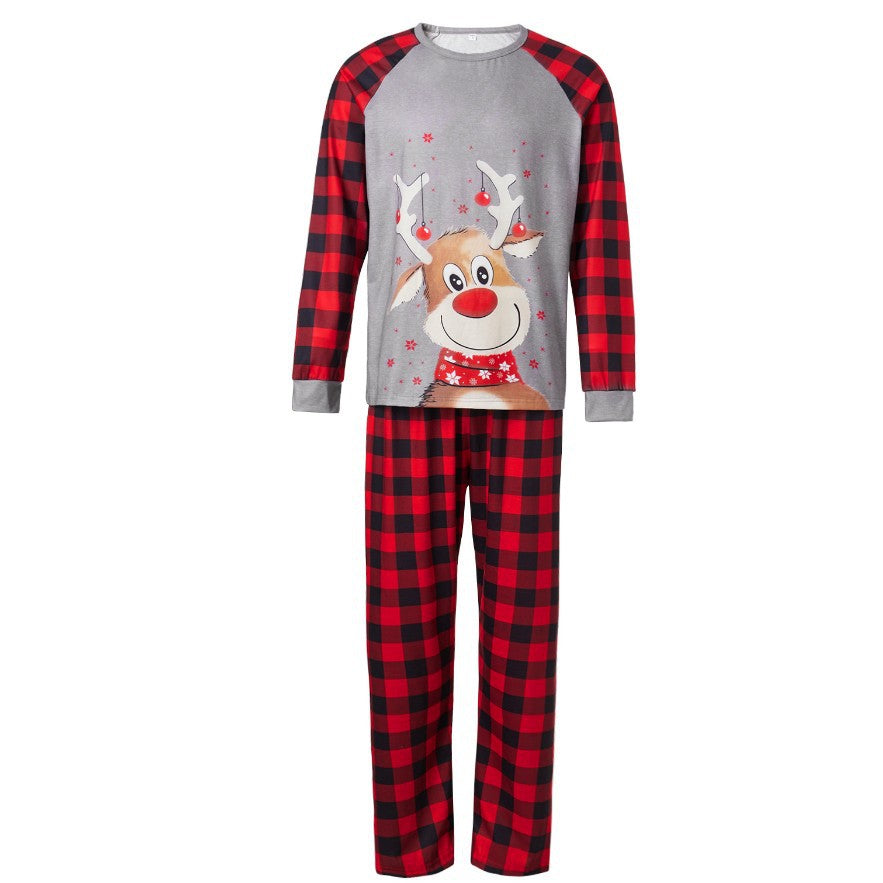 Family Grey Rudolph Raglan & Red Plaid Pyjamas – image 3