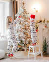 Family White Fair Isle Snowflake Christmas Pyjamas – image 5