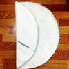 White Plush Christmas Tree Skirt – image 5