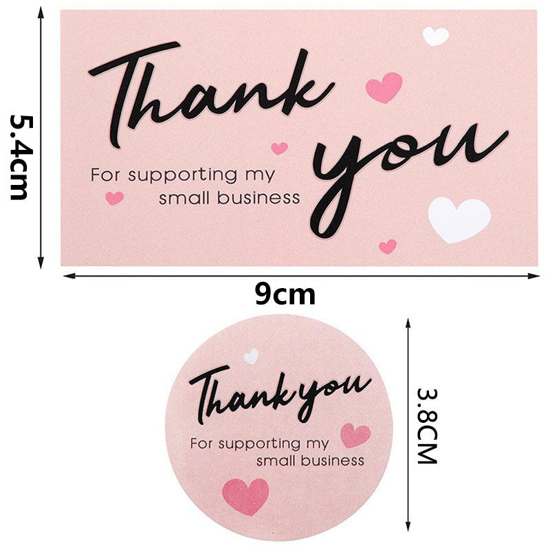 Thank You Packaging Stickers – image 2