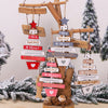 Wooden Christmas Hanging Decoration, 22.5 cm