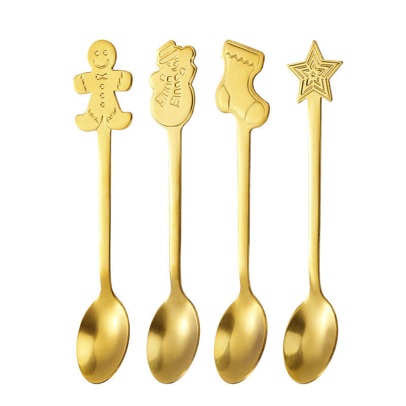 Christmas Coffee Spoon Gift Set, 4 Pieces – image 2