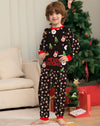 Family Black Santa Print Christmas Pyjamas – image 5