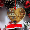 Heart-Shaped Bookshelf Acrylic Ornament – image 4