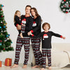 Family Black Santa Hat Raglan & Nordic Pyjamas