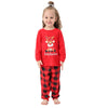 Family Red Merry Christmas Reindeer & Plaid Pyjamas – image 3