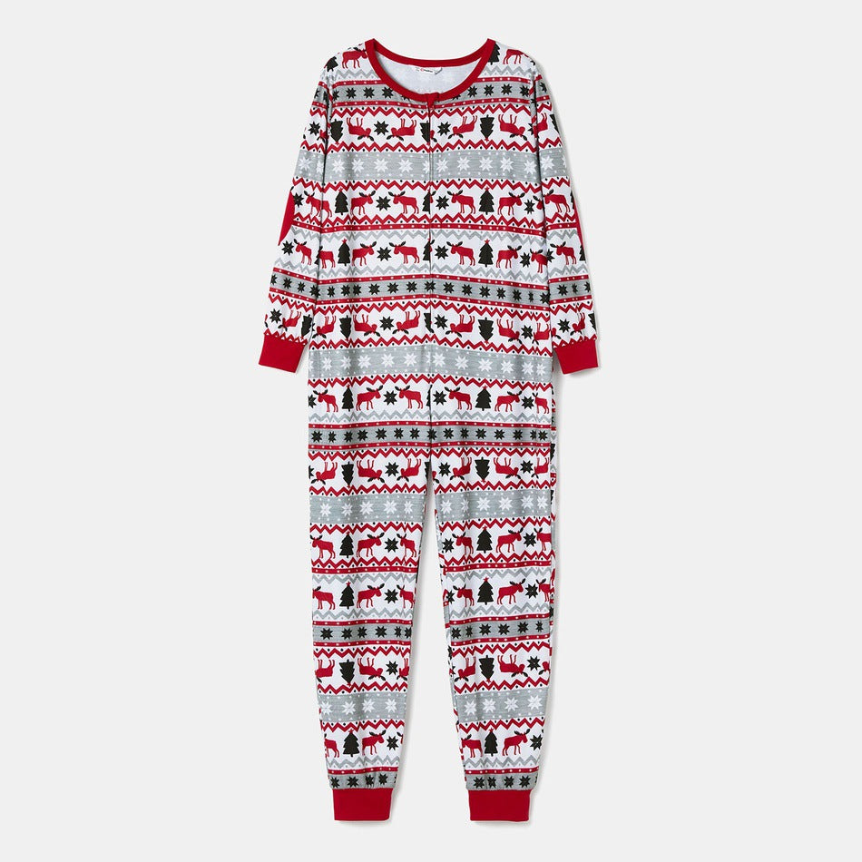 Family Gingerbread Fair Isle Christmas Onesie – image 4