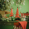 Red Metal Christmas Tree Decoration – image 2