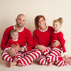 Family Red Top & Candy Stripe Christmas Pyjamas