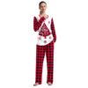 Couples' Green Raglan & Plaid Christmas Pyjamas – image 12