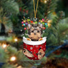 Spaniel Puppy in Stocking Christmas Ornament – image 5