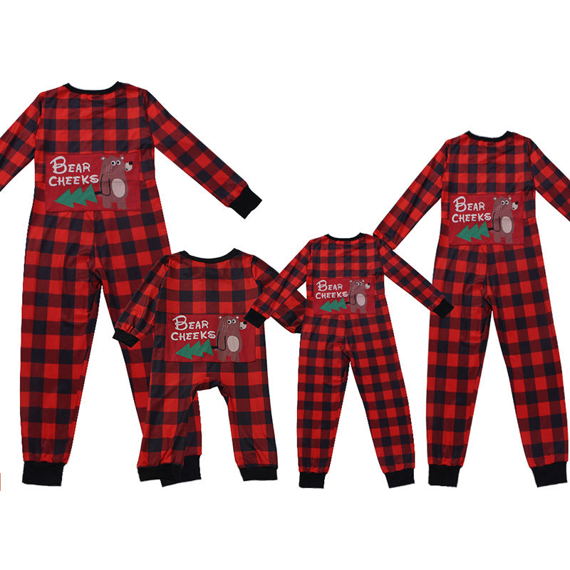 Family Buffalo Plaid Christmas Onesie – image 5