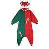 Candy Cane Red & Green Hooded Christmas Onesie – image 2
