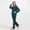 Family Green Tartan Christmas Pyjamas with Dog Bandana – image 5