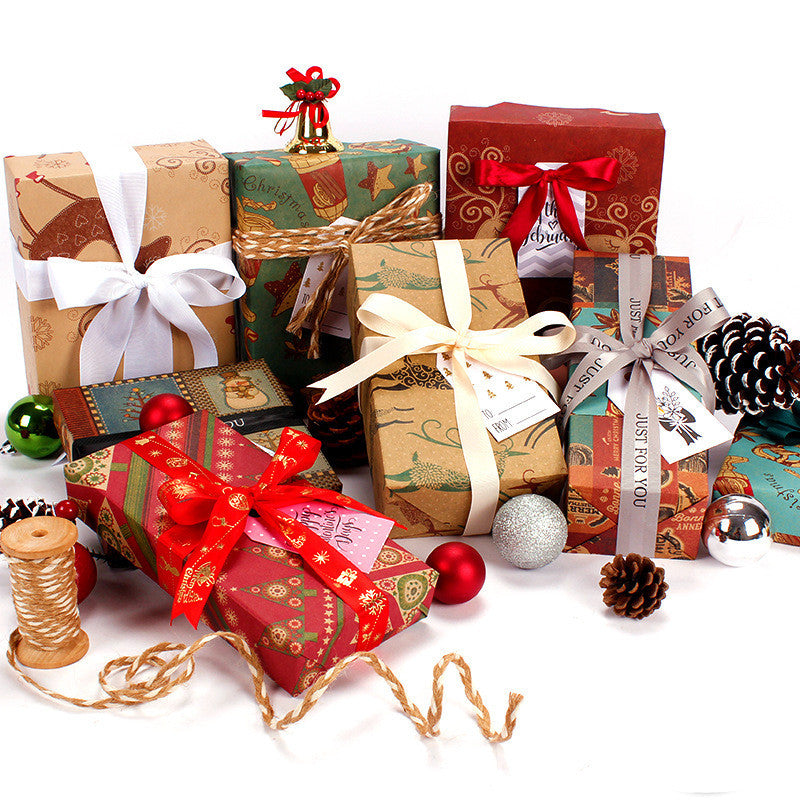 Classic Christmas Kraft Gift Wrap