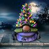 Light-Up Resin Christmas Tree, 19 cm