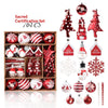 Painted Christmas Hanging Ornament – Bauble Colours – image 5