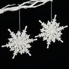 White Snowflake Christmas Ornament, 12 cm – image 2
