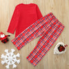 Baby Reindeer Romper, Plaid Trousers & Hat Set – image 6