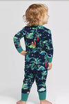Family Navy Dinosaur Christmas Pyjamas with Dog Outfit – image 6