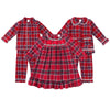 Kids' Red Tartan Christmas Pyjamas & Nightdress