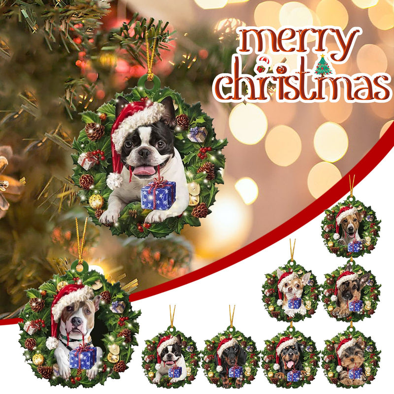Wooden Christmas Keepsake Pendant, 8 cm