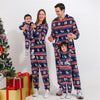 Family Navy Fair Isle Snowflake Christmas Pyjamas