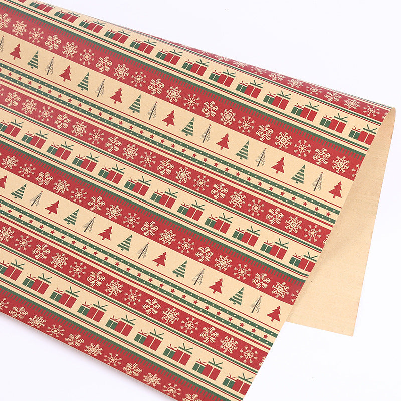 Christmas Kraft Wrapping Paper, 50 × 70 cm – image 4