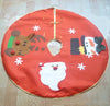 Red Christmas Tree Skirt, 100 cm – image 2