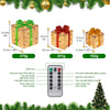 Light-Up Christmas Gift Boxes, Set of 3 – image 2