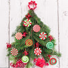 Paper Candy Christmas Decorations, 16 Pieces – image 2