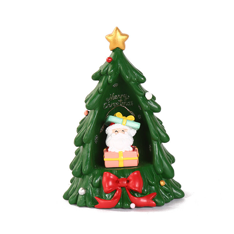 Light-Up Resin Christmas Tree Decoration – image 2