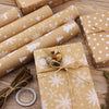 Christmas Kraft Gift Wrap, 44 × 100 cm