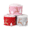 Reindeer & Tree Christmas Ribbon – image 3