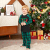 Family Green Tartan Slogan Christmas Pyjamas – image 5