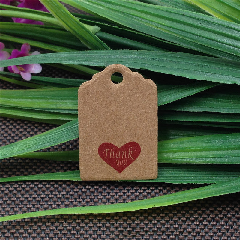 Mini Kraft Gift Tags, 100 Pieces