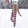 Women's Red & White Check Christmas Pyjamas – image 2