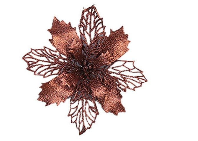 Glitter Christmas Wreath Decoration, 16 cm – image 5