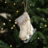 Plush Mitten & Sled Christmas Ornament – image 2