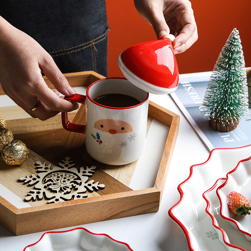 Retro Christmas Porcelain Plates & Mugs – image 2